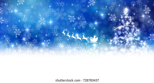 Christmas snow Winter background