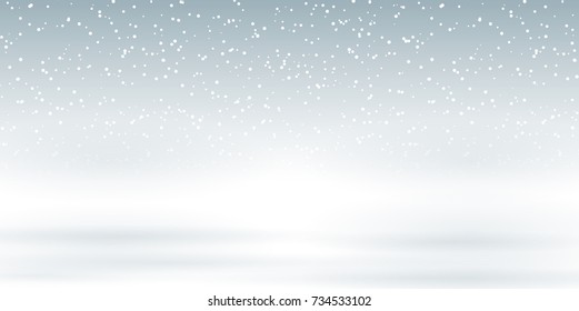 Christmas snow Winter background