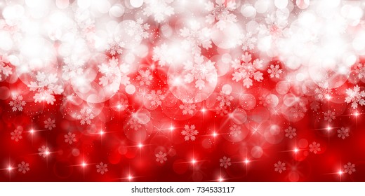 Christmas snow Winter background