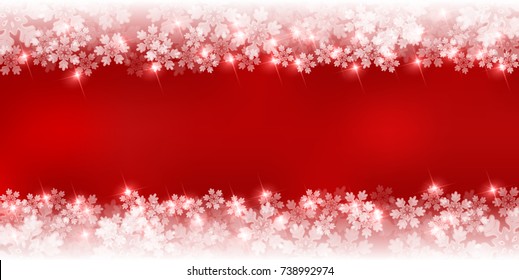 Christmas snow Winter background