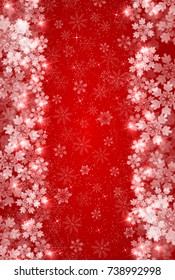 Christmas snow Winter background