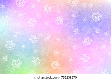 Christmas snow Winter background
