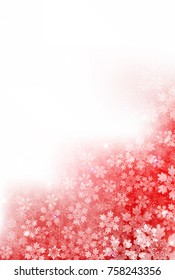 Christmas snow Winter background
