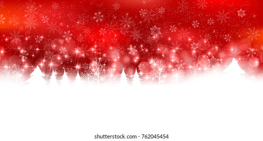 Christmas snow Winter background
