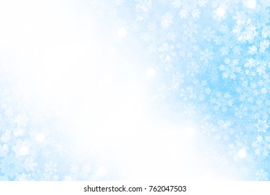 Christmas snow Winter background
