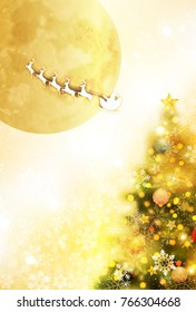 Christmas snow Winter background
