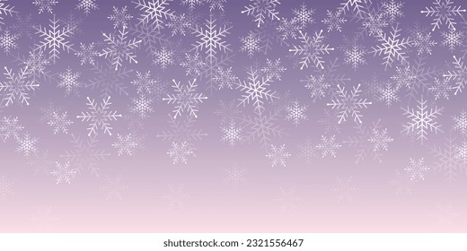 Fondo del paisaje invernal de nieve navideña