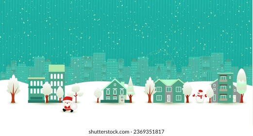 Christmas Snow Winter Landscape Background