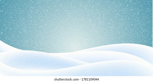 Christmas snow winter light background