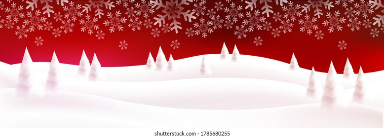 Fondo de invierno de nieve navideña