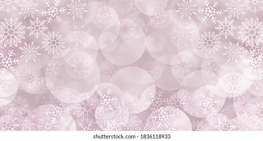 Fondo de invierno de nieve navideña