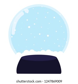 Christmas snowball icon