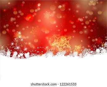 Christmas snowflake background