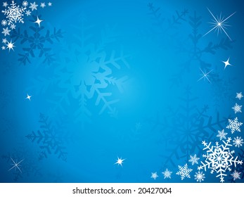 Christmas snowflake background