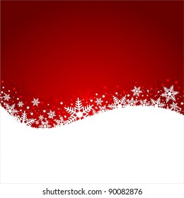 Christmas snowflake background