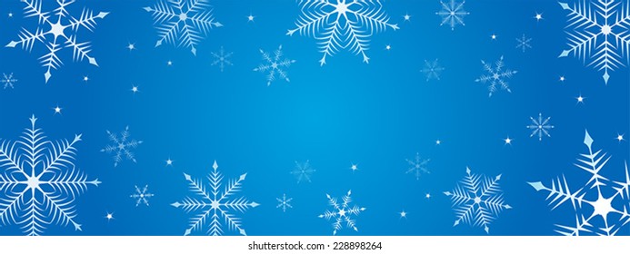 Christmas snowflake background illustration/ vector illustration