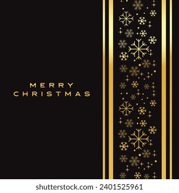 Christmas Snowflake Background. Seamless pattern. Line snowflakes
Modern Holiday Greeting Card