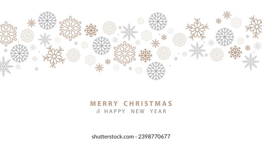 Christmas snowflake background,  wallpaper,  backdrop vector illustration
