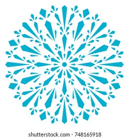 Christmas Snowflake Crystal