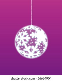 Christmas snowflake decoration
