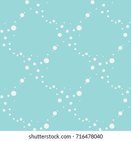 Christmas Snowflake Dots Seamless Pattern - Great for Christmas and Winter Projects, Wrapping Paper, Backgrounds, Wallpapers.