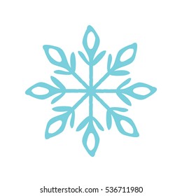 Christmas snowflake icon