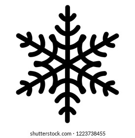 Christmas snowflake icon design 