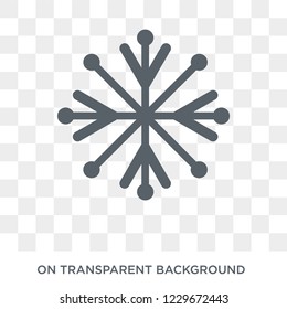 christmas snowflake icon. christmas snowflake design concept from Christmas collection. Simple element vector illustration on transparent background.