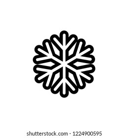 Christmas Snowflake Icon Vector