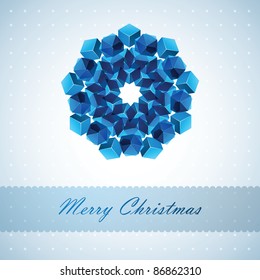 Christmas snowflake illustration.