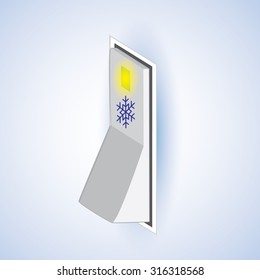 christmas snowflake on/off switch