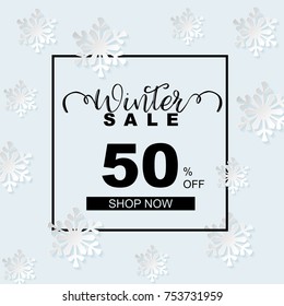 Christmas snowflake paper cut  design