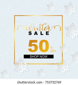 Christmas snowflake paper cut  design