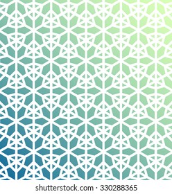 Christmas snowflake Pattern. Abstract background. Vector regular Texture. Mosaic

