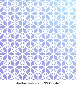 Christmas snowflake  Pattern. Abstract background. Vector regular Texture. Mosaic
