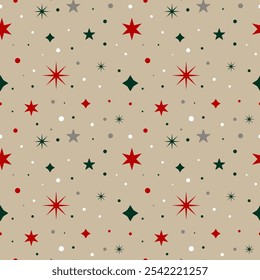 Christmas Snowflake Seamless Pattern. Snowflake Seamless Background. Perfect for wallpaper, gift paper, winter greeting cards. Christmas Pattern. Pixel Perfect. Premium Quality. EPS 10