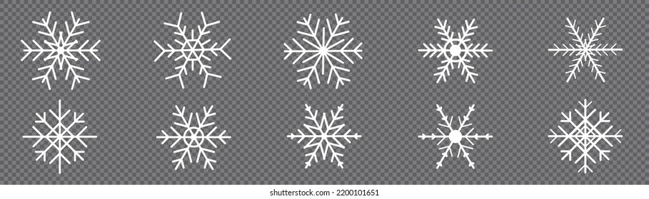Christmas snowflake seamless pattern. Winter christmas snow flake ice crystal element for design. Christmas logo icon. Xmas frost flat silhouette symbol isolated on background. Vector illustration.