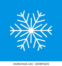 Christmas snowflake seamless pattern. Winter christmas snow flake ice crystal element for design. Christmas logo icon. Xmas frost flat silhouette symbol isolated on background. Vector illustration.