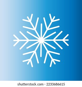 Christmas snowflake seamless pattern. Xmas frost flat silhouette symbol isolated on background. Christmas logo icon. Winter christmas snow flake ice crystal element for design. Vector illustration.