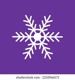 Patrón sin fisuras del copo de nieve de Navidad. Xmas frost el símbolo de silueta plana aislado en el fondo. icono del logotipo de Navidad. Las navidades de invierno hacen que el elemento de cristal de hielo se incline por el diseño. Ilustración vectorial.