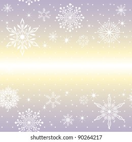 Christmas snowflake star seamless pattern background
