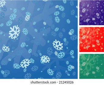 Christmas snowflake vector background.