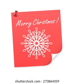Christmas Snowflake Vector Icon