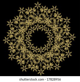 CHRISTMAS SNOWFLAKE - VECTOR ILLUSTRATION