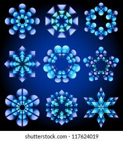 Christmas snowflakes