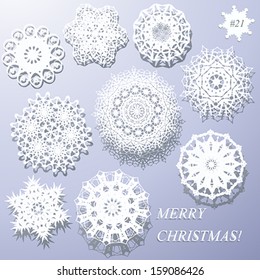 Christmas snowflakes 