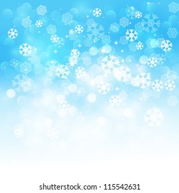 Christmas snowflakes background