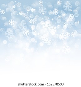 Christmas snowflakes background