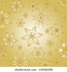 Christmas snowflakes background 