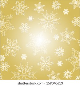Christmas snowflakes background 